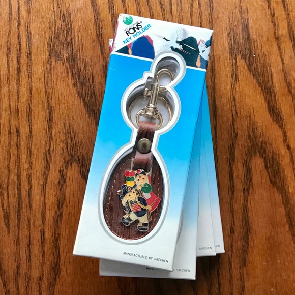 Leather Keychain NIB - Picture 2 of 6